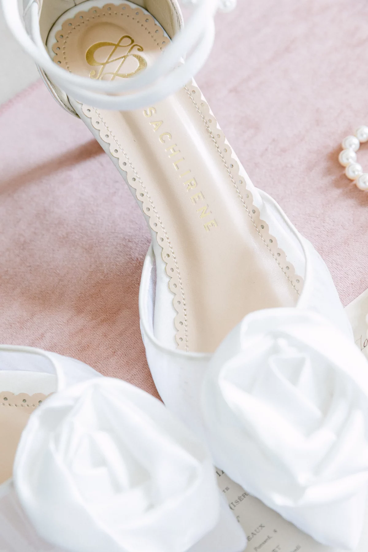 Chaussures Sachlirène flatlay mariage