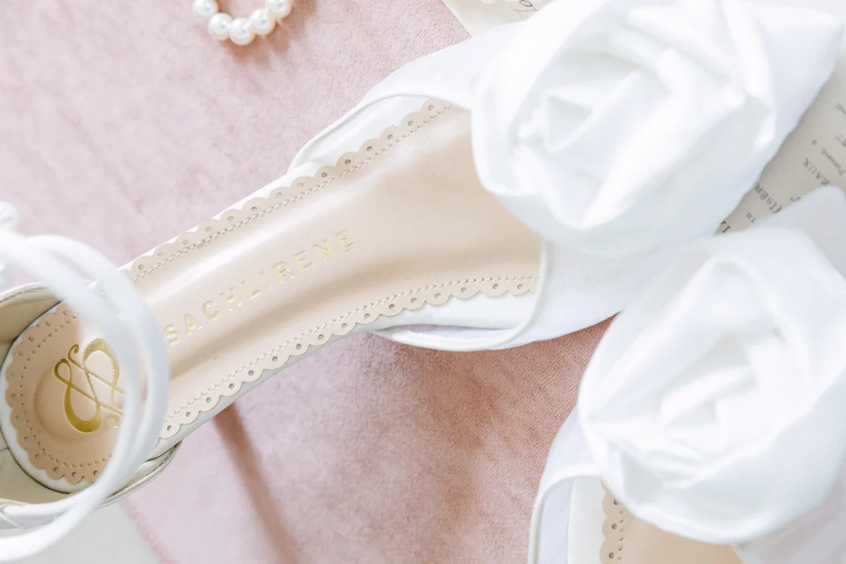 Chaussures Sachlirène flatlay mariage