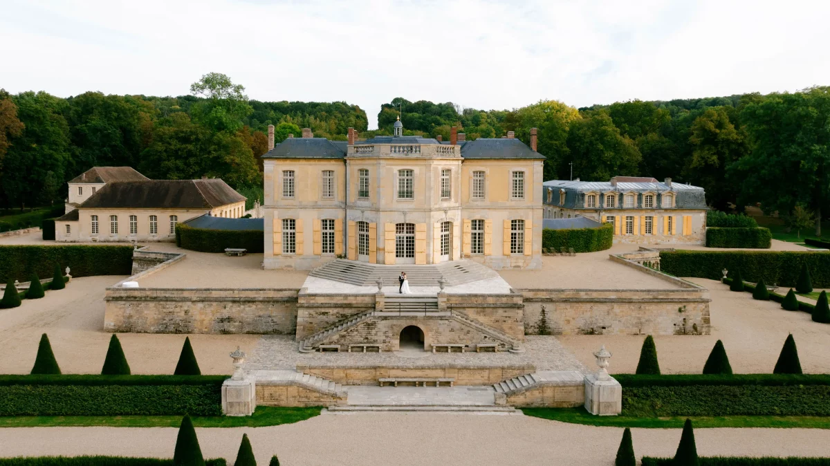 Mariage chateau de villette drone