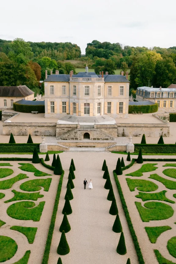 Photographe de Mariage de luxe à Paris château de Villette