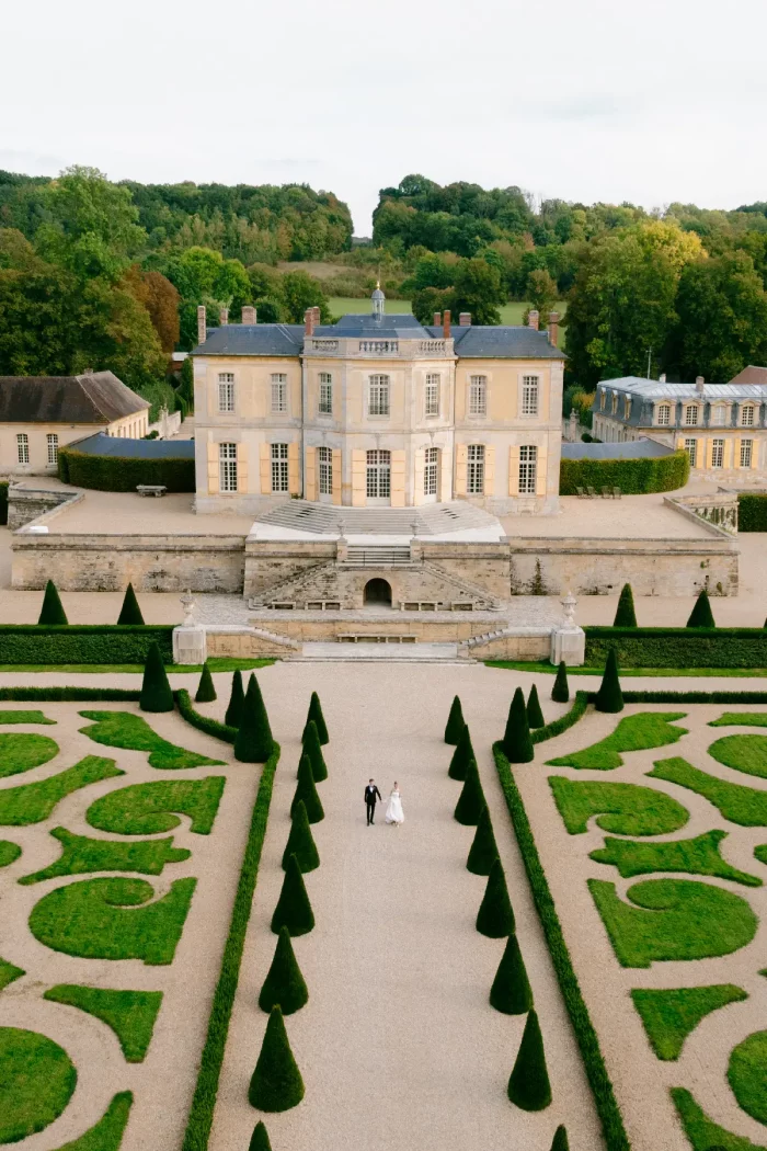 Photographe de Mariage de luxe à Paris château de Villette